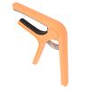 Guitar Capo Portable Clipon Spring Capo Stringed Instrument Playing Tuning Accessories(Orange )
