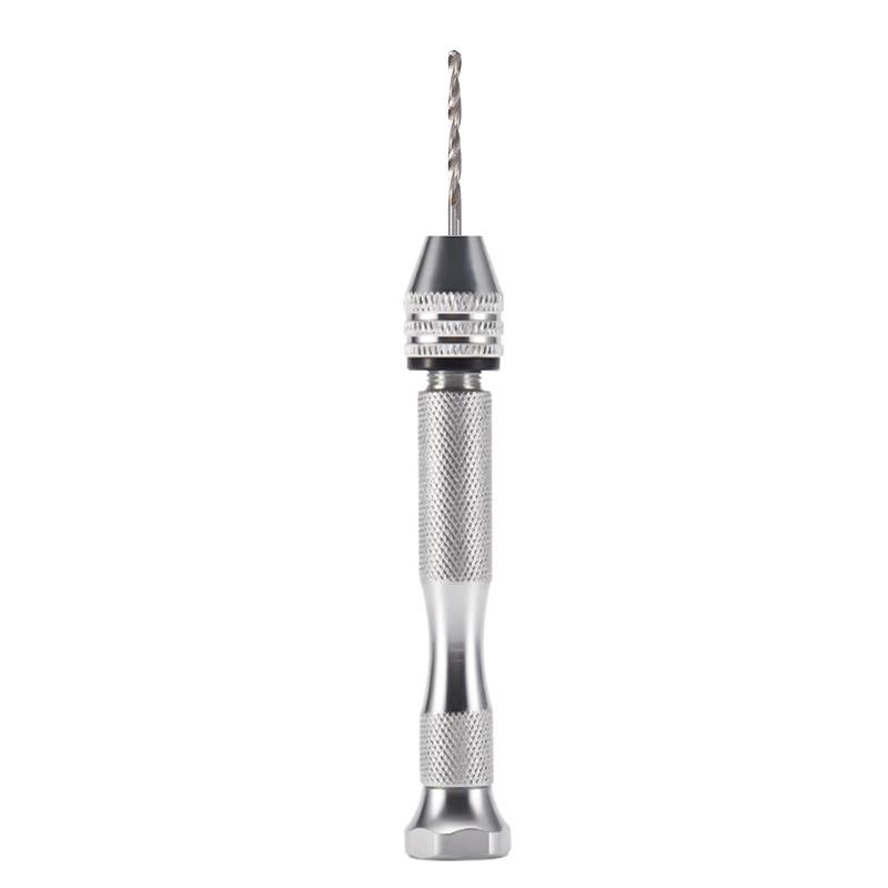 Aluminum Alloy Rotary Pin Vise Screwdriver Hand Drill Chuck Watch Repair Tool Watchmaker Jewelry Punching Hand Tools