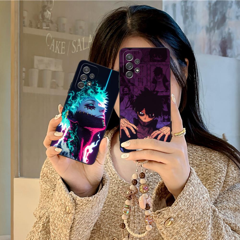 My Hero Academia Dabi Phone Case for Samsung Galaxy M55 54 42 35 34 33 32 23 22 15 14 13 12 F55 5G Colour Protective Luxury