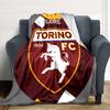 Custom Name Schalke Team Crest blanket for Couch & Bed, Plush Cozy Fuzzy Blanket Super Soft & Warm Blankets for Fall and Winter. 0908259