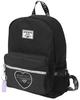[Arisana] Backpack for Girls, Perfect for Excursions, with Pockets and Keychain, Black X White, Free Size