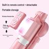 B12s All-in-One Selfie Stick Tripod with Bluetooth Remote and Fill Light