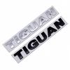 Pegatina de Coche 3D Metal Cromado Plata Negro Maletero Trasero Carrocería Guardabarros Letras TIGUAN Etiquetado Emblema Insignia Logo