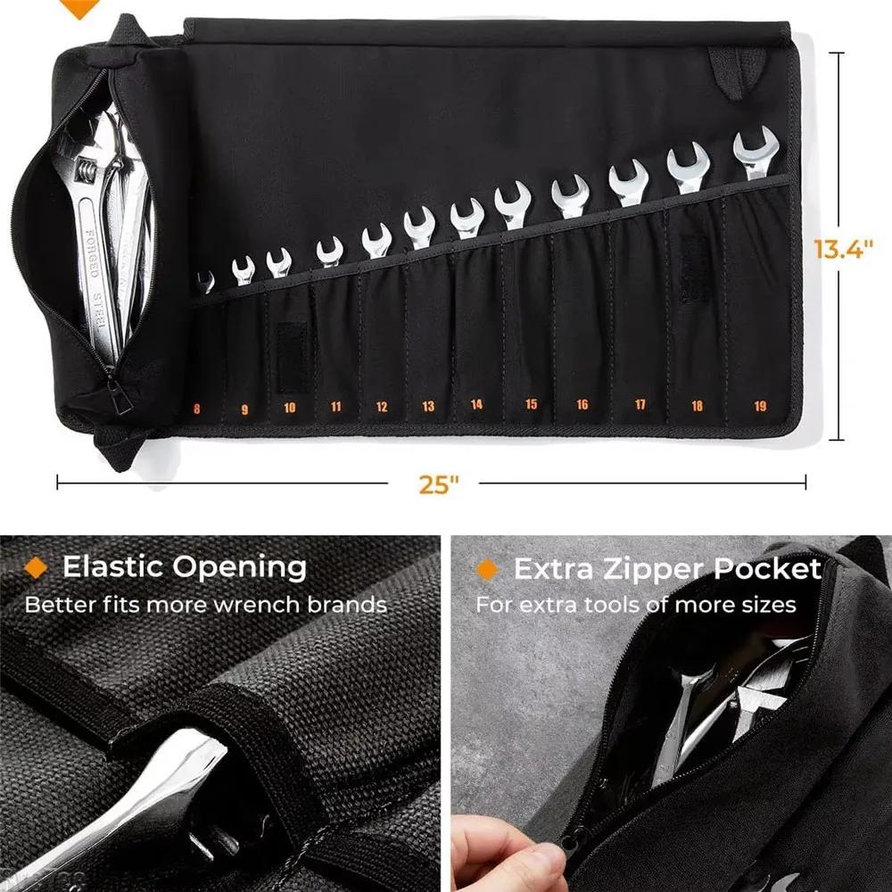 Multi-Purpose Tool Bag Hardware Tools Pouch Roll UP Portable Small Tools Organizer Bag High Quality Professional Multi Pocket