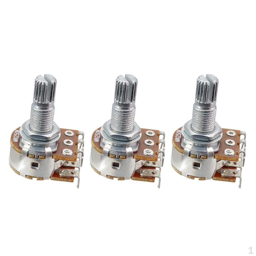 18mm Guitar Potentiometer Audio Pots for Electric Bass