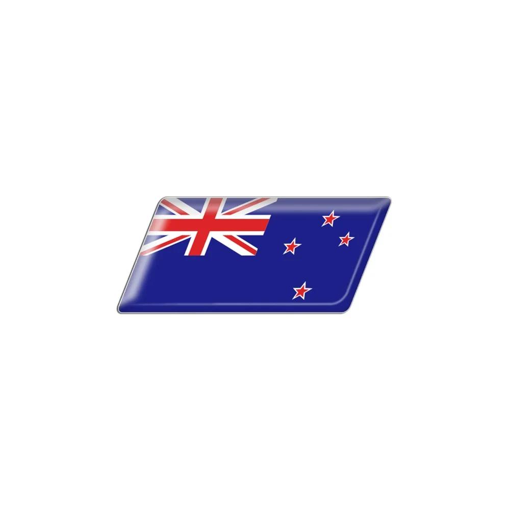 3D Epoxy Car Styling Body Trunk Decor Sticker with Bangladesh Kurdistan Israel Brazil Palestine Poland France Flag Emblem