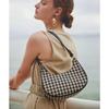 Retro Houndstooth Shoulder Handbag [KKAERDIYA] Bag, Women's