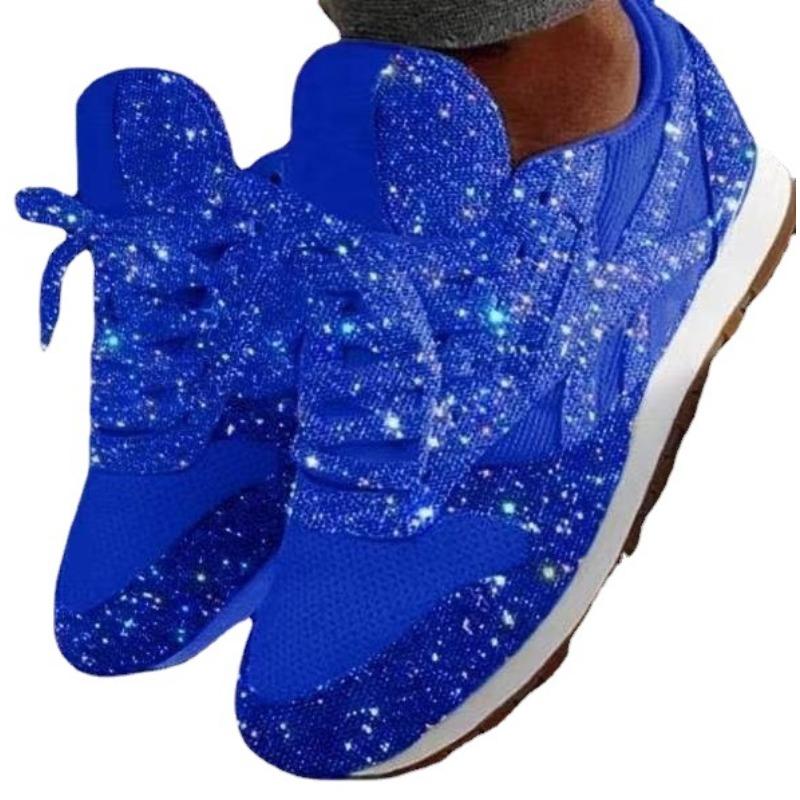 Autumn Muffin Casual Shoes Breathable Rhinestone New Platform Sports Women's Shoes