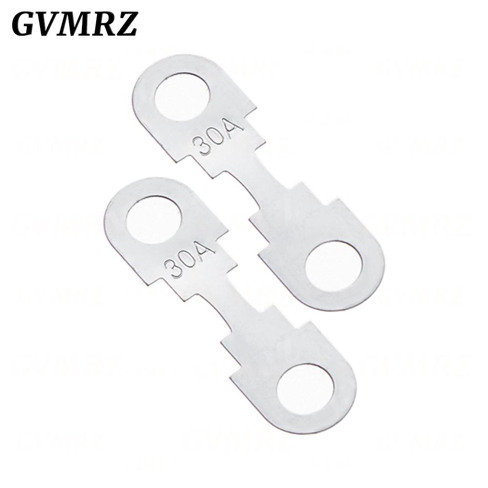 5PCS Car Flat Type Fuse Chip 32V Battery Insert Fork Bolt Type High Current Zinc Alloy 20A 30A 40A 50A 60A 70A 80A 100A 110A
