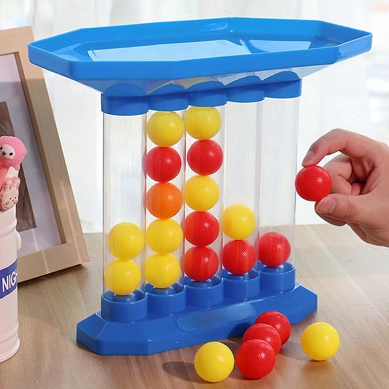 Rebounding Stretchy Elastic Ball Toy with 4 Linked Spheres for Children Ages 3+ Household Travel Holiday Adults Family