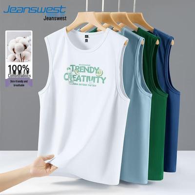 Jeanswest Men's Cotton Fitness Tank Top