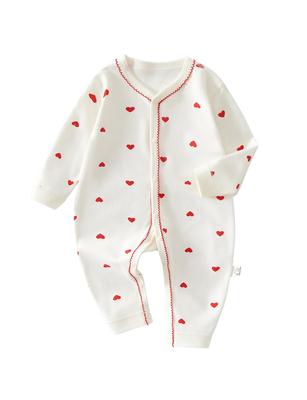 HAYAHARU Baby Mädchen Strampler Langarm Overall Baumwolle Neugeborenen Kleidung Offene Vorderseite Unterwäsche Mädchen Pyjama Niedliche Babykleidung Babyparty Geschenk 100%