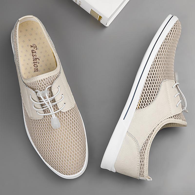 Модные мужские сетчатые повседневные туфли — фото 4