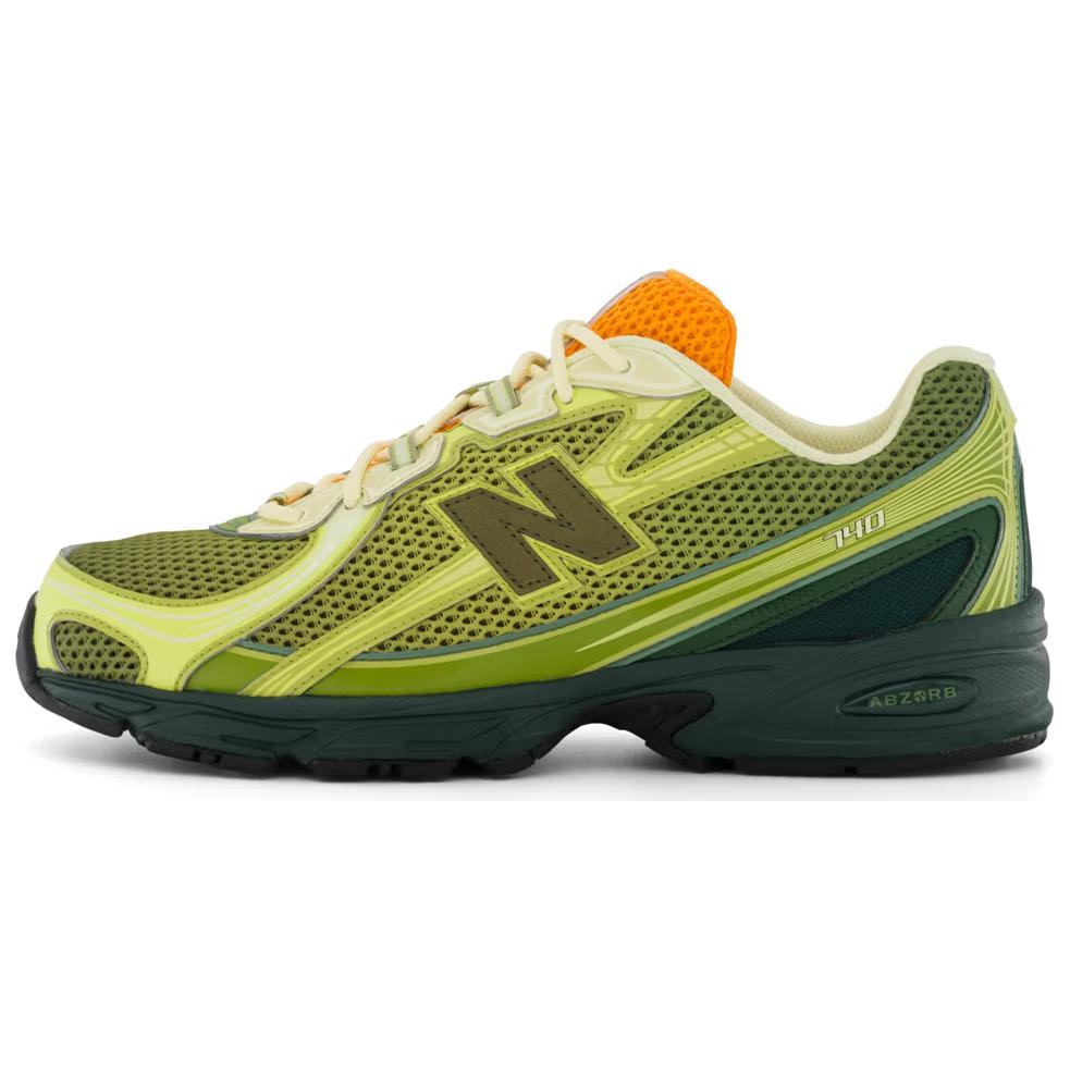 Кроссовки Concepts x New Balance 740 Brut Унисекс Зеленый Сосновый Лес Зеленые Пастбища U740CO2 44