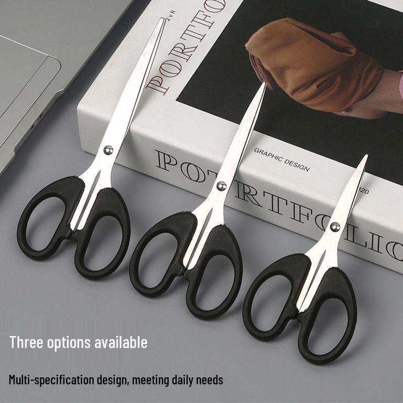 Large Durable Stainless Steel Scissors for Cutting Thread and Paper - Ideal for Home, Office, or School Use