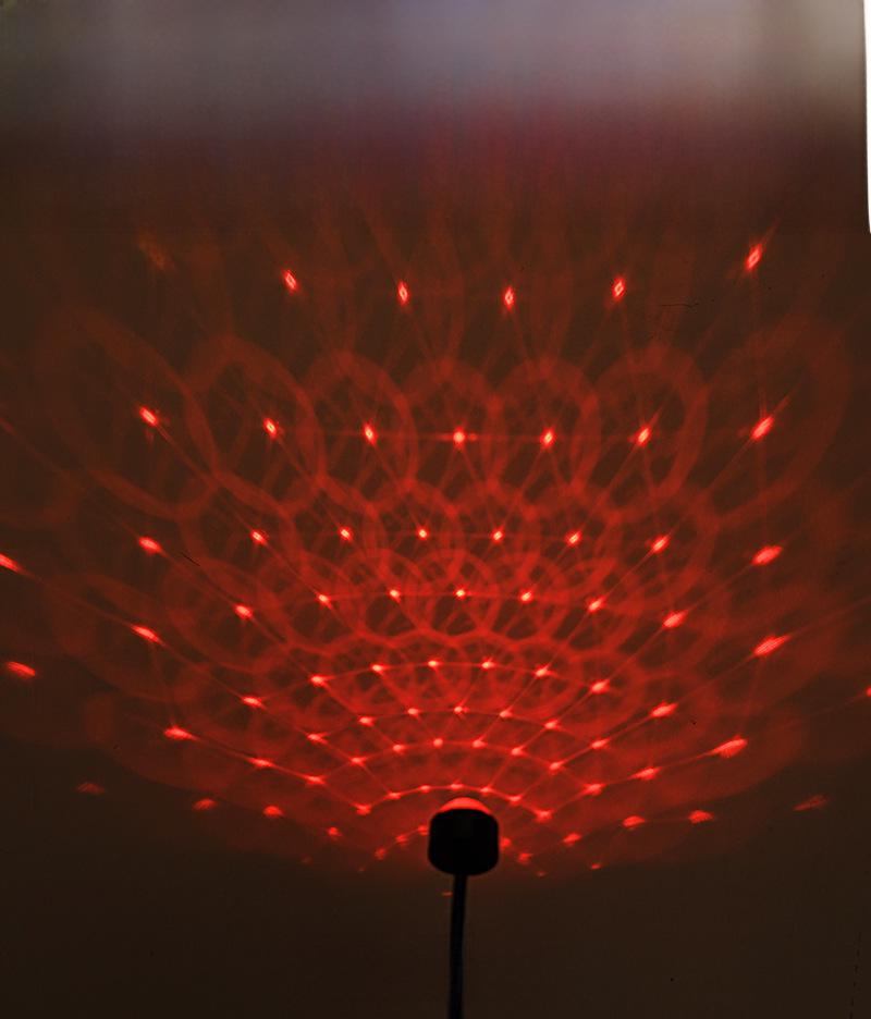 Colorful Voice-Controlled Mini LED Disco Ball Lamp - Starry Projection and Stage Lighting