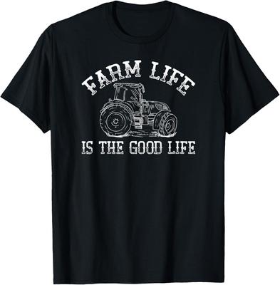 NEU LIMITIERT Farmleben ist das gute Leben Traktor T-Shirt Tops Tee