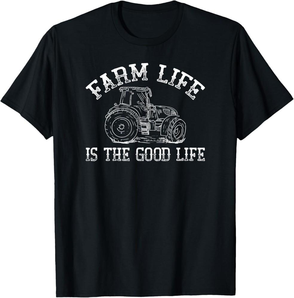 

NEW LIMITED Farm Life Is The Good Life Tractor T-Shirt Tops Tee 2XL