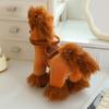 Cute 2026 Horse Plush Doll Simulation Zodiac Pony Figurine Horse Plush Toys  Birthday Gift