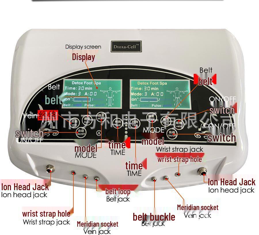 Cross-Border Foot Spa: Dual Belt Pulse Hydrogen Foot Bath