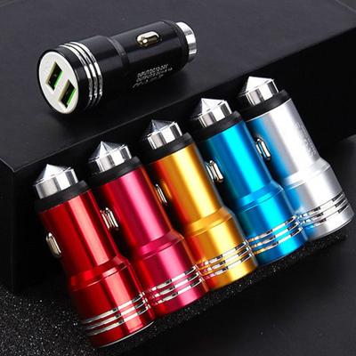 Universal USB Charger In Car Smartphone Mobile Device 2 Ports Quick Charge Adapter for IPhone 13 12 11 for Huawei Samsung