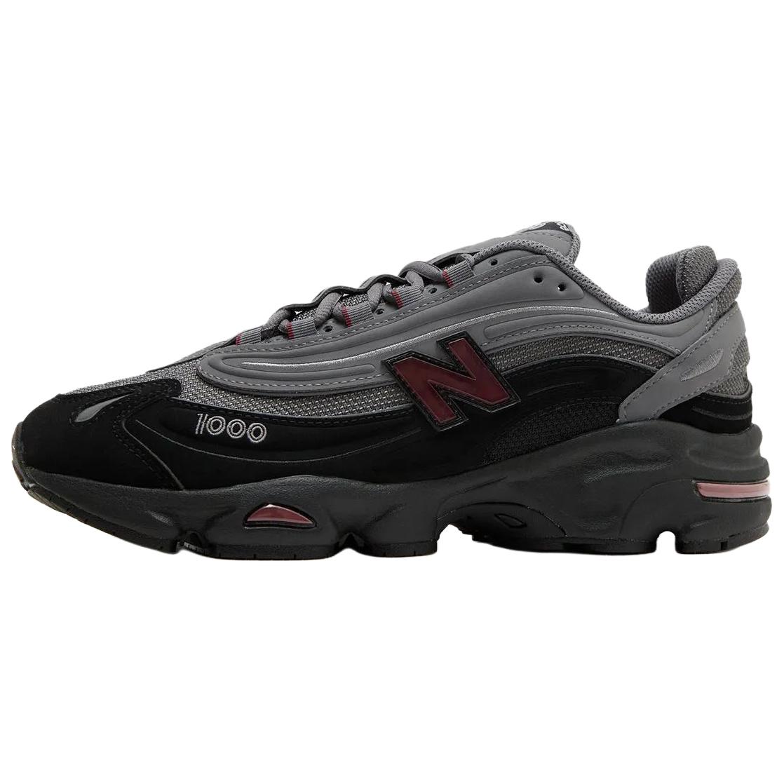 

New Balance JD Sports X NB 1000 Класичні Зручні Кросівки для Бігу Унісекс Кросівки Сірий Чорний M1000JBR 42.5