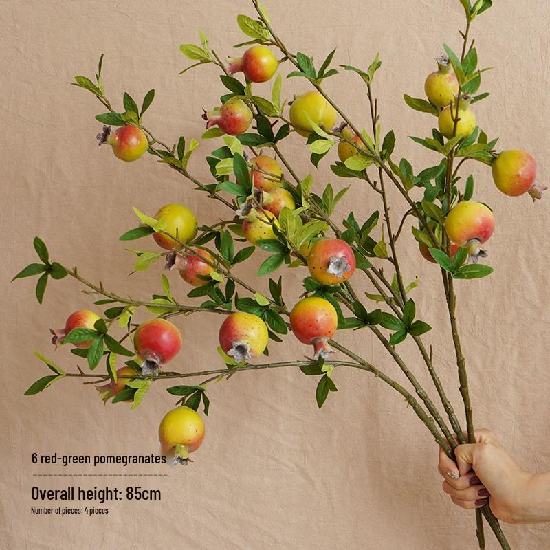 Bionic Dried Flowers: New Year Artificial Persimmon Bouquet, Living Room Decoration & Ornaments