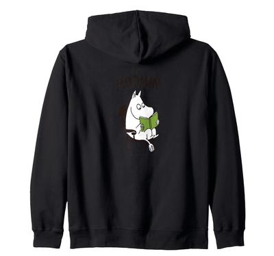 Moomin Logo Series Reading Chair Zip Hoodie