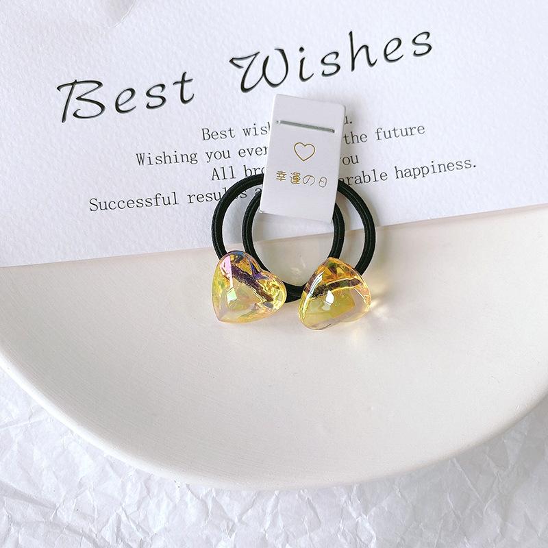 2 יחידות להקות שיער אלסטיות לתינוקות בנות צבע סוכריות טבעת שיער חבל שיער ילדים כיסוי ראש ילדים פעוט אביזרים