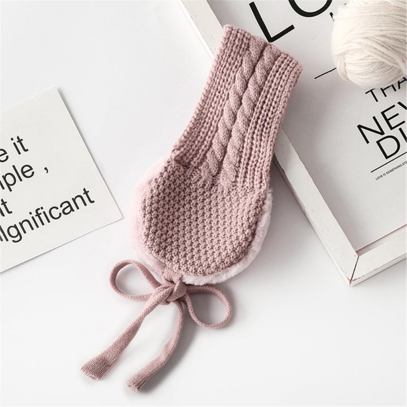 Winter Hat Kids Toddler Knitted Ear Warmer Scarf Earmuffs For Girl Boy Children
