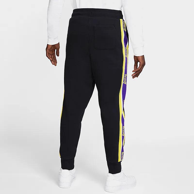 Nike Sweatpants Lakers Team Men's Black (Unisex) Knitted Sweatpants CJ7125 010