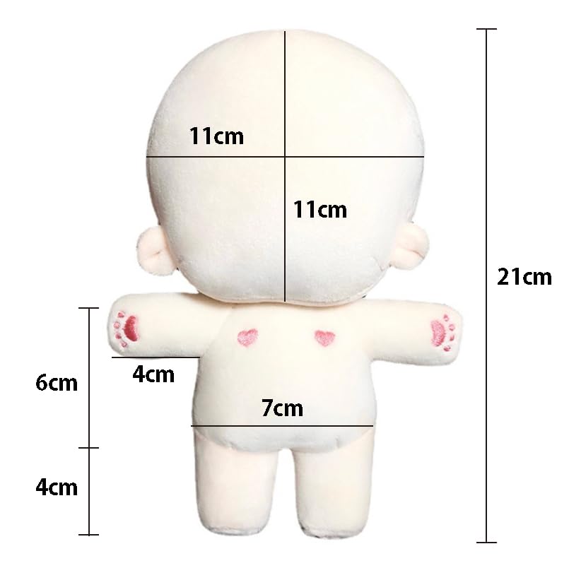 Oshi-Nui Korean-Style Plush Body, 20cm, Paw Print Embroidery [Item]