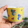 Waza no Kura Stylish Kutani Ware Soba Choko (Soba Cup) with Six Gourds (Mubyō) Design, Ceramic, Brand Name, Japanese Tableware, Made in Japan