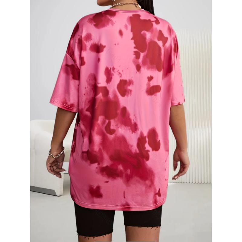 Summer Women Casual Streetwear T Shirts Harajuku Round Neck Woman Tees Tops Fashion Oversized Clothing Outdoor Pullover