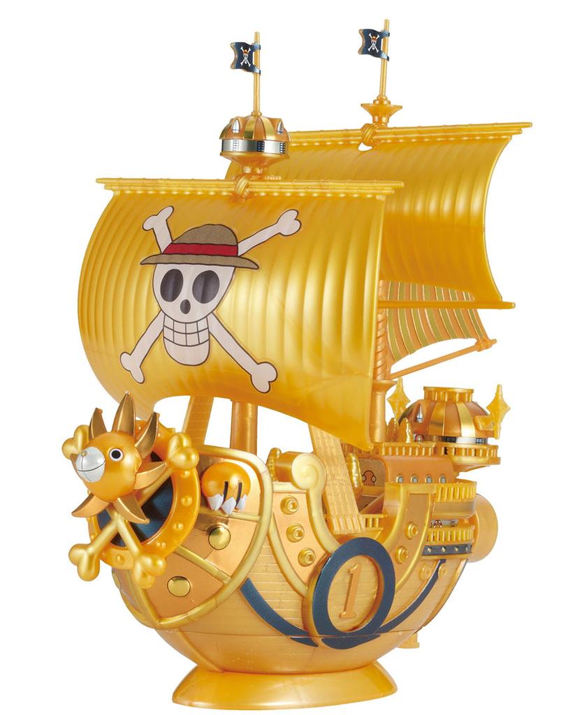 One Piece Grand Ship Collection Thousand Sunny Release Commemorative Color Plastic Model "FILM GOLD" Ver.