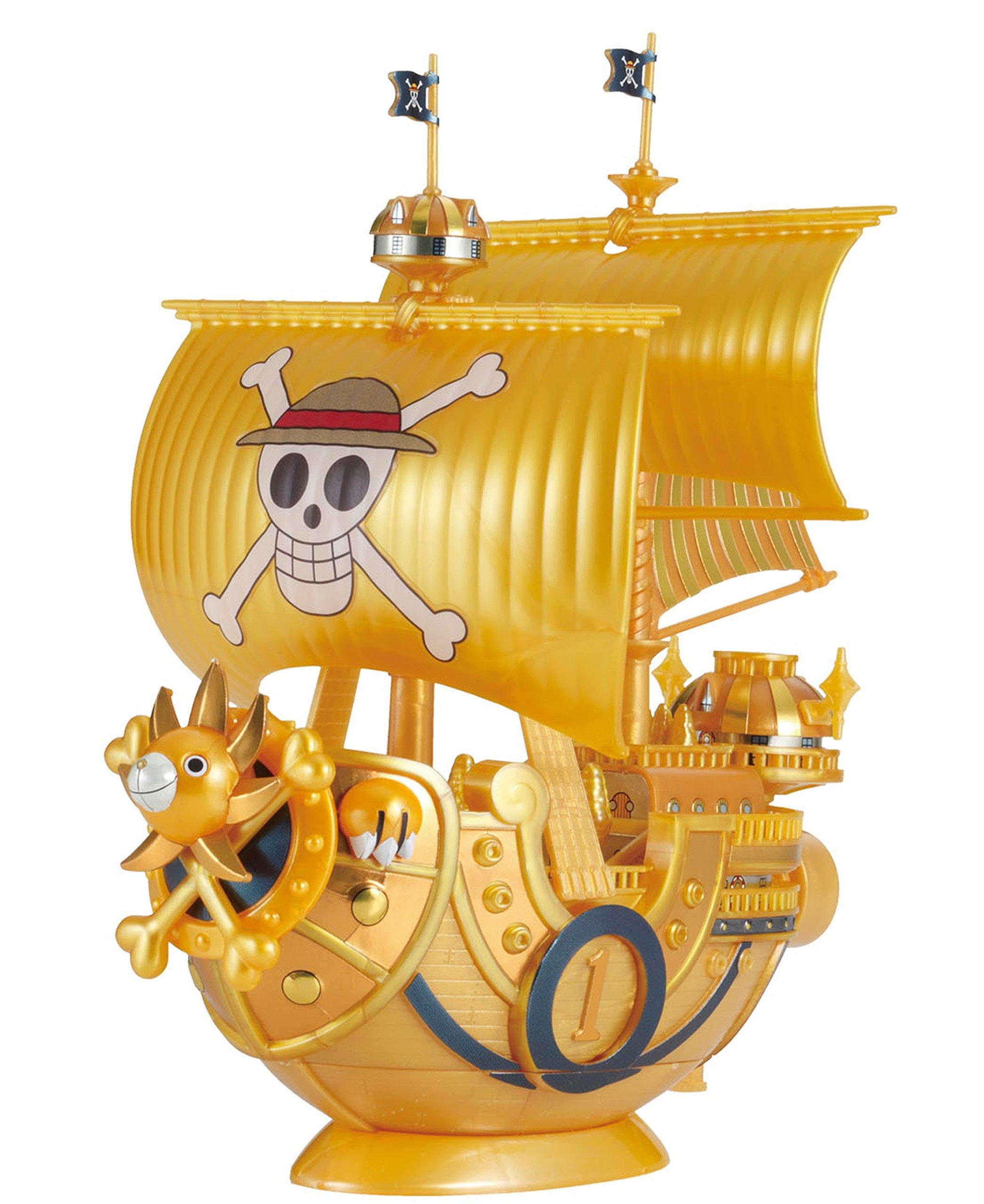 

One Piece Grand Ship Collection Thousand Sunny Release Commemorative Color Plastic Model FILM GOLD Ver. золотой