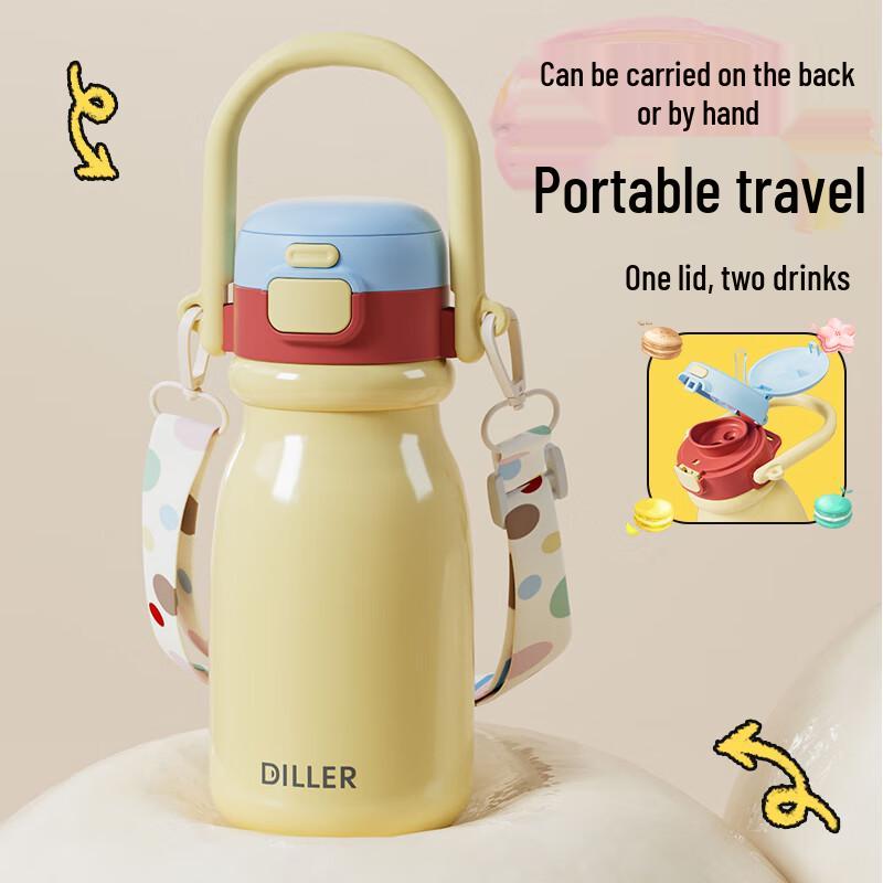 DILLER D9327-520 Portable Stainless Steel Insulated Thermos