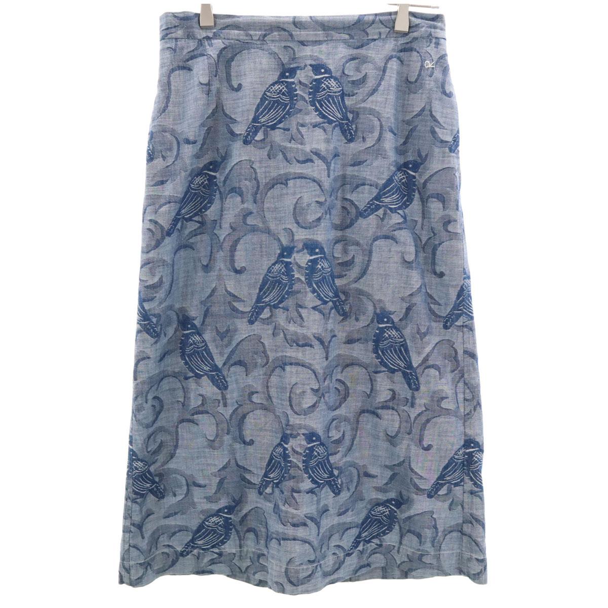 

45R made in Japan Overall handle Mimole length skirt 3 Navy Women Used