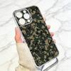 Camouflage  Phone Case For iPhone 17 16 15 14 13 12 11 Mini Pro Max Plus Transparent Cover