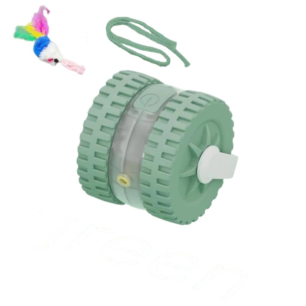 Interactive Ball Automatic Toy with Mouse Tail for Cats