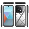 For Xiaomi Redmi Note 13 Pro 5G/Poco X6 5G Case with PET Screen Film PC+TPU Full Cover Phone Shell