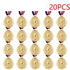 1-30 Winner Reward Gold Silver Bronze Award Medal with Neck Ribbon 1st 2nd 3rd Prize Medal for Sport Competition Prize for Kids