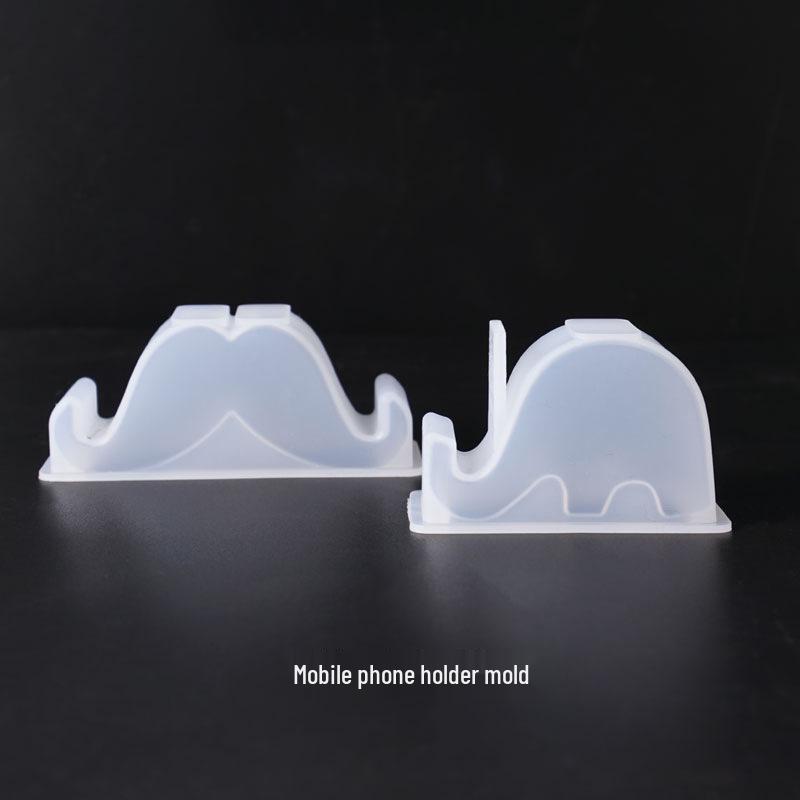 

Poppy Crystal Resin Phone Holder Mold: DIY Desk Stand & Office Decor Silicone Mold Simple Phone Stand C