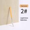Wood Handle Plastic Palette Knife for Oil and Gouache Painting