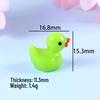 Colorful Duck Macaron DIY Resin Miniatures for Moss Landscaping