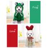 Pet Hoodie Warm Fleece Pullover Soft Comfortable Winter Outfit with Hood and Drawstring for Small Medium Dogs and Cats
