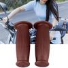 KIMISS 1 Pair 1in/25mm Universal Handlebar Grips, Left & Right Comfortable Motorcycle Vintage Style