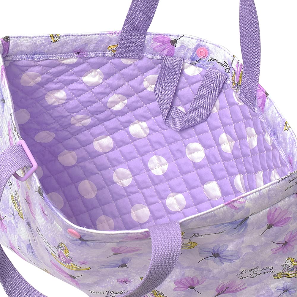 COLORFUL CANDY STYLE Disney Quilted Kindergarten/School Entrance Set / Rapunzel / FASHIONABLE PRINCESS / Rapunzel / N8152700 Purple