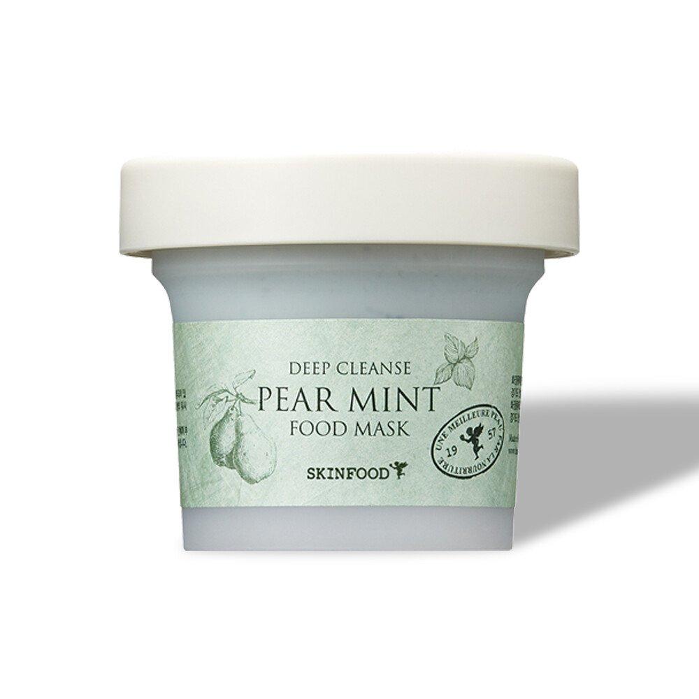 Skinfood Fairmint Food Mask 120g + 1 Wash-Off Silicone Brushes