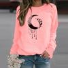 Winter Womens Casual Tops Ladies Print Sweatshirt Blouse Tee Sweater